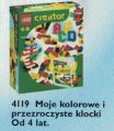 LEGO® 4119 Creator Moje kolorowe przezroczyste klocki