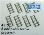 LEGO® 4515 Pociąg Odcinki torów prostych