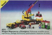 LEGO® 4552 Pociąg Wagon Naprawczy z Dźwigiem