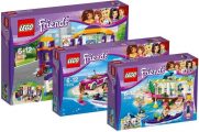 LEGO® 5005409 Friends Letnie zestawy do zabawy 3w1 41312 + 41315 + 41316