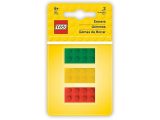 LEGO® 5005581 Akcesoria Gumki do ścierania w kształcie klocków LEGO® – trójpak