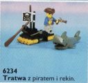 LEGO® 6234 Pirates Tratwa z piratem i rekinem