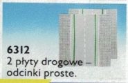 LEGO® 6312 Town Płyty drogowe odcinki proste
