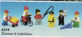 LEGO® 6314 Town Zestaw 6 ludzików