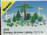 LEGO® 6318 Town Kwiaty, drzewa i płoty