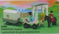 LEGO® 6405 Town Stajnia i samochód do przewożenia koni