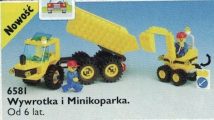 LEGO® 6581 Town Wywrotka i Minikoparka