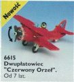 LEGO® 6615 Town Dwupłatowiec Czerwony Orzeł