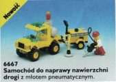LEGO® 6667 Town Samochód do naprawy nawierzchni drogi