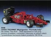 LEGO® 8440 Technic Wyścigowiec Formuła Indy