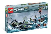 LEGO® 8633 Agents Misja 4: Ratunek przy pomocy motorówki