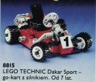 LEGO® 8815 Technic Dakar sport – go-kart z silnikiem