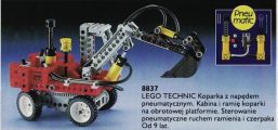 LEGO® 8837 Technic Koparka z napędem pneumatycznym